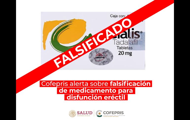 Su venta requiere de una receta médica detectando que existe una comercialización ilegal del Cialis en las presentaciones en frasco con 30 y 10 cápsulas. CORTESÍA