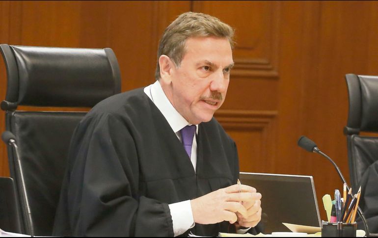 Javier Laynez Potisek, ministro de la Suprema Corte de Justicia de la Nación. EL UNIVERSAL