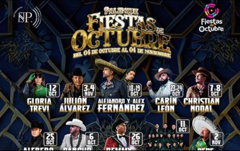 Los precios de los boletos están seccionados por zonas y varía dependiendo el artista. INSTAGRAM / palenquefiestasoct