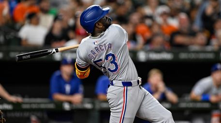 García ha disparado 67 de sus 114 jonrones en el Globe Life de Arlington, escenario del Juego de Estrellas. AP/T. Williams
