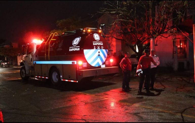 Protección Civil y Bomberos de Zapopan también reportó 23 árboles caídos. ESPECIAL / PC Y BOMBEROS DE ZAPOPAN