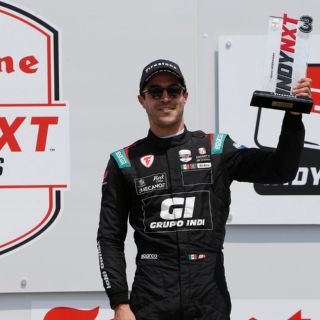 Salvador de Alba Jr consigue su primer podio en la INDY NXT