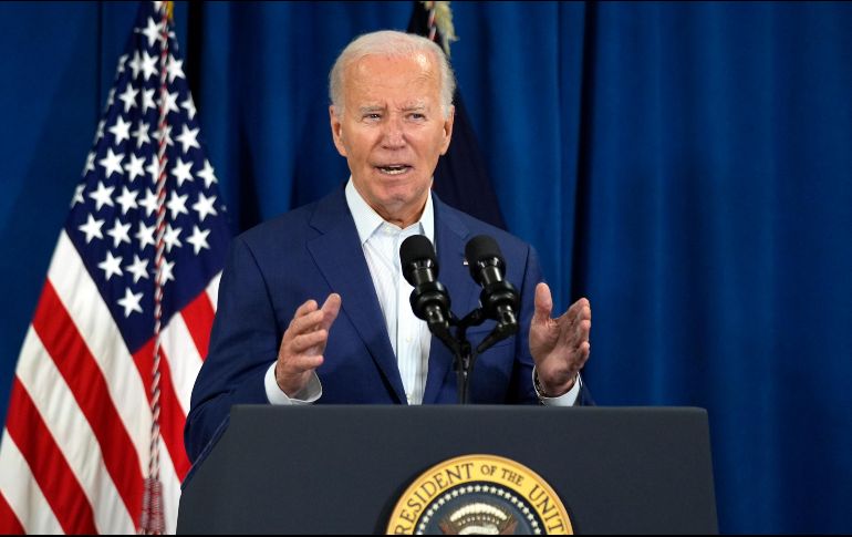 Joe Biden exhortó a no hacer suposiciones sobre el motivo de la agresión contra Trump. AP / M. Balce Ceneta