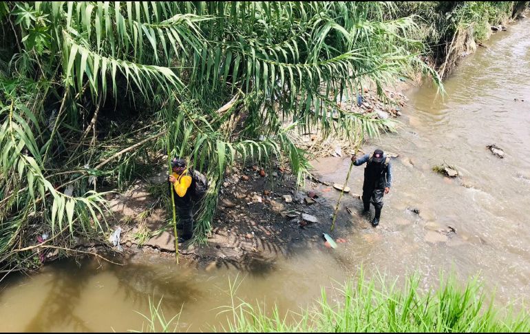 Elementos de la Dirección de Protección Civil y Bomberos Tlajomulco, la Brigada Forestal del Municipio, así como la Unidad Estatal de Protección Civil y Bomberos Jalisco, son quienes al momento realizan la búsqueda de estas dos personas. ESPECIAL / PROTECCIÓN CIVIL Y BOMBEROS DE TLAJOMULCO