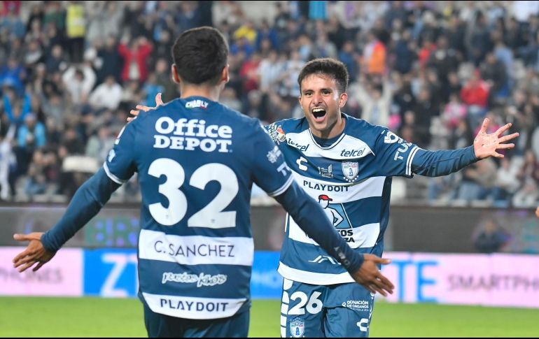 Alan Bautista anotó el segundo gol del Pachuca. IMAGO7/J. Sánchez