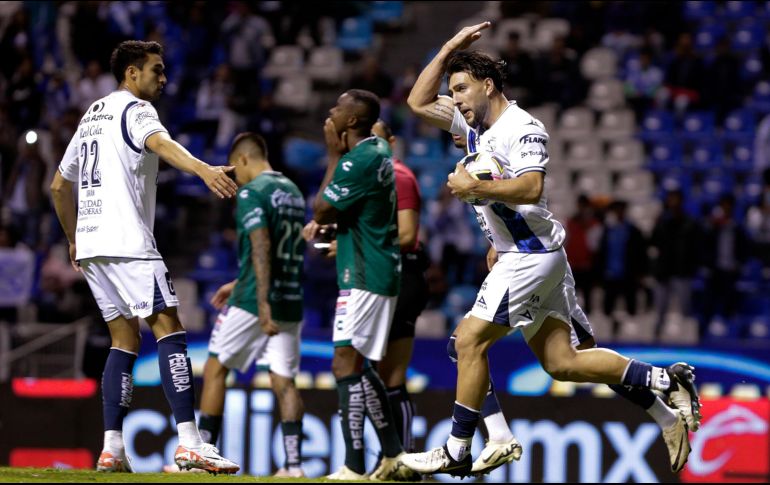 Lucas Cavallini, del Puebla, hizo un doblete en el juego, lo mismo que Jhonder Cadiz. IMAGO7/M. Novo