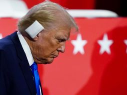 DONALD TRUMP. Irán desestimó las acusaciones de complot para asesinar al expresidente de Estados Unidos. EFE / S. Thew