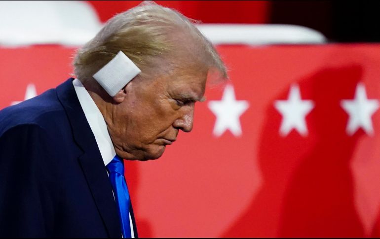 DONALD TRUMP. Irán desestimó las acusaciones de complot para asesinar al expresidente de Estados Unidos. EFE / S. Thew