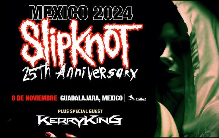 Las y los fanáticos de metal, podrán ver completamente en vivo a Slipknot. ESPECIAL.
