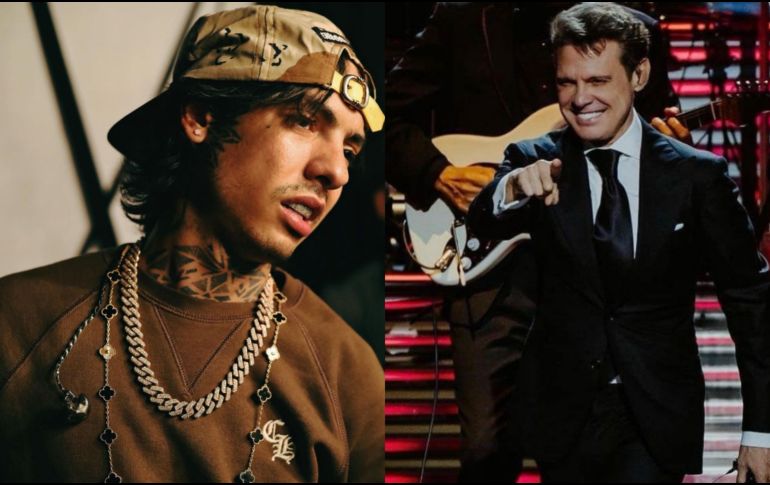 Natanael Cano habló de uno de los cantantes más queridos por el público, desatando así una ola de críticas en su contra. X/ @natanael_cano, @luismiguel.