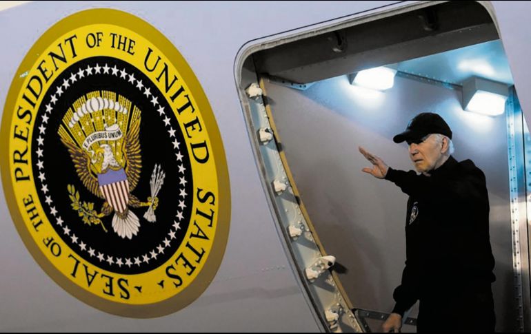 El mandatario se encontraba de gira con “síntomas leves” y tuvo que regresar a su hogar en Delaware. AFP