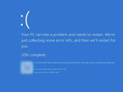 ¿Apareció el pantallazo azul en tus dispositivos? Así lo puedes resolver. ESPECIAL