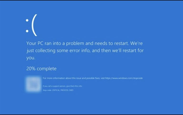 ¿Apareció el pantallazo azul en tus dispositivos? Así lo puedes resolver. ESPECIAL