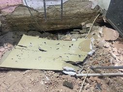 Aparentemente, el socavón se habría generado por fugas de agua. ESPECIAL