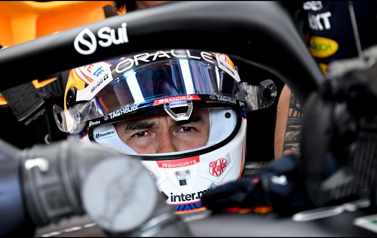 SERGIO PÉREZ. Será este sábado por la madrugada, cuando se lleven a cabo las terceras prácticas libres en el Hungaroring. EFE / Z. Czegledi