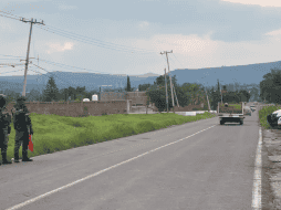 En total, en las labores de saneamiento participaron 169 elementos de diversas autoridades de seguridad.  ESPECIAL.