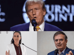 Marcelo Ebrard indicó que lo dicho por Trump conlleva el propósito de ganar adeptos y aseguró que Donald Trump no lo intimida. ESPECIAL