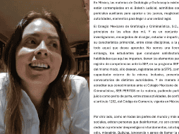 Maryfer Centeno continúa enfrentando críticas y escepticismo, pero su persistente defensa de la Grafología y su uso en el ámbito legal parecen respaldar su posición como una figura destacada en este campo de estudio en México. INSTAGRAM/@maryfer_centeno
