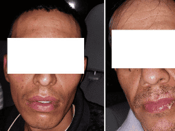 Los detenidos, identificados como Héctor ‘N’ e Israel ‘N’ de 28 y 45 años respectivamente fueron puestos a disposición de las autoridades. ESPECIAL / POLICÍA DE GUADALAJARA