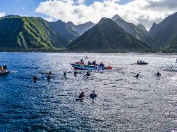 La decisión de albergar el surf en Tehaupo’o refleja la ambición de París 2024 de expandir los Juegos por toda Francia, involucrando con esto a los territorios franceses de ultramar. AFP /  M. Fabisch