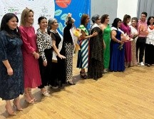 Las señoras Margarita Bolaños de Tonalá, Febronia Álvarez de Tlajomulco fueron nombradas segunda vocera y primera vocera respectivamente. ESPECIAL/GOB ZAPOPAN