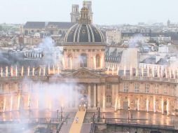 Gojira cambió el ritmo de la inauguración de los Juegos Olímpicos con mucho drama y distorsión. ESPECIAL / X: @Olympics