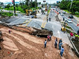 Por la mañana, se concluyó la reconstrucción del colector sanitario y se terminó el dique de contención. EL INFORMADOR / A . NAVARRO