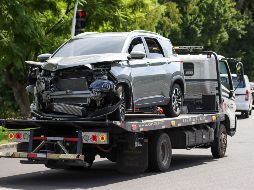 Representantes de operadores de grúas reclamaron que hay extorsiones por parte de las autoridades municipales, quienes les cobran o exigen licencia para circular por sus municipios. EL INFORMADOR/H. Figueroa.