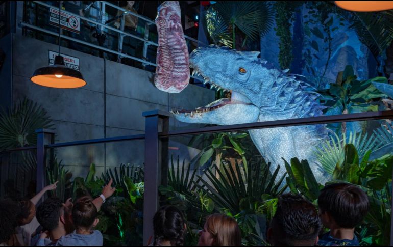 Desde el 12 de julio Jurassic World Exhibition llegó a México. ESPECIAL  / jurassicworldexhibition.com