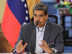 Maduro responsabilizó al candidato presidencial de la oposición mayoritaria, Edmundo González Urrutia, por las muertes registradas en las protestas. EFE/ Palacio de Miraflores