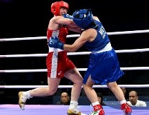 La boxeadora azteca no logró ganar ninguno de los tres rounds, esto se debió a la gran actuación que realizó Caitlin. AFP