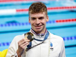 Marchand pasará a la memoria por haber ganado dos oros olímpicos el mismo día en un intervalo de dos horas. EFE/F. Robichon