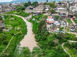 Además de los vasos reguladores edificados, el Ayuntamiento de Zapopan alista la construcción de otro en la colonia Miramar, para reducir la fuerza de la corriente del arroyo Seco (en la imagen) durante las tormentas. EL INFORMADOR/A. Navarro