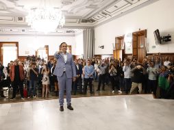 La toma de protesta de Roberto Delgadillo se dio luego de que les fuera ordenado por el Tribunal Electoral del Estado de Jalisco. CORTESÍA/Gobierno de Guadalajara.