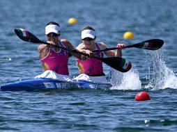 La disciplina del kayak dejó buenas sensaciones este martes con la participación de la dupla mexicana. AFP