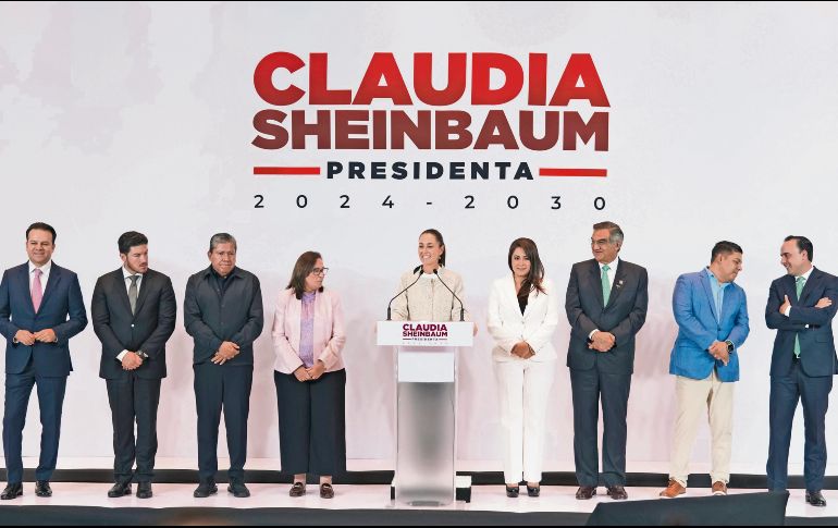 Claudia Sheinbaum conversó con gobernadores del Noreste del país, asegurando que atenderá las prioridades de cada Estado. EFE