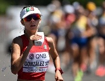 Alegna González mantuvo un ritmo impresionante que momentáneamente puso a México en la lucha por las medallas. AFP