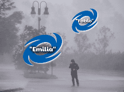 Si existen diferencias de intensidad, el ciclón con mayor fuerza dominará el efecto sobre el más débil. AFP / ARCHIVO