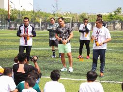 “El Venado” Medina, Omar Bravo y Ramón Morales. GENTE BIEN JALISCO/ Antonio Martínez