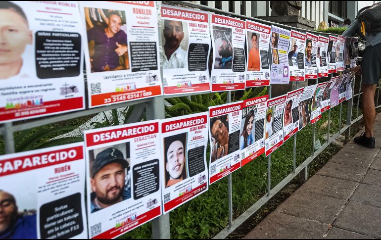 También exigieron el establecimiento del Banco Nacional de Datos Forenses (BNDF). EL INFORMADOR / ARCHIVO