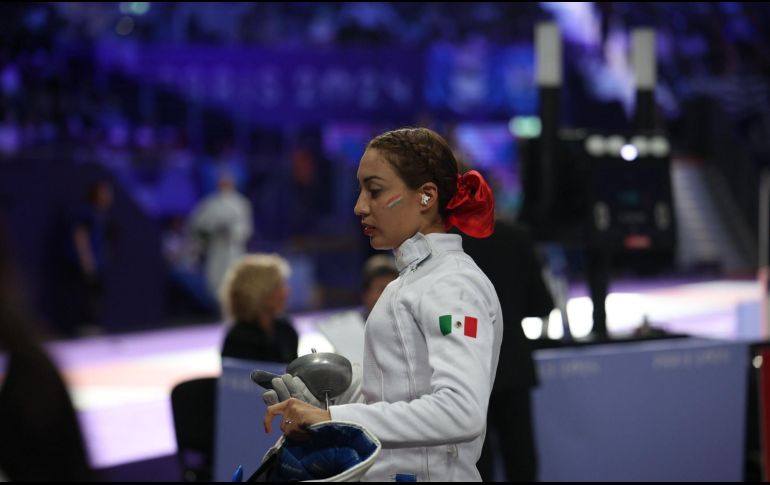 La pentatleta jalisciense Mariana Arceo tuvo un debut complicado dentro de los Juegos Olímpicos de París 2024. X / @COM_Mexico
