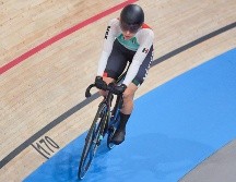 Su clasificación la convirtió en la primera representante latinoamericana que disputa la Final de keirin femenil. ESPECIAL / X / @COM_Mexico
