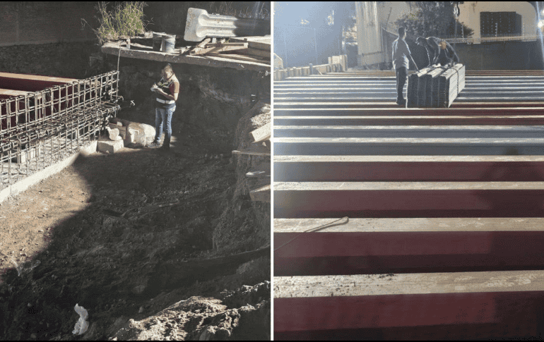 Durante este día se iniciará la colocación de la losa de acero, de los diafragmas y las ménsulas sobre el muro pantalla del cuerpo sur y norte. ESPECIAL / SIOP