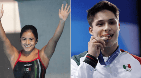 Alejandra Estudillo  y Osmar Olvera están en la lista de los deportistas mexicanos que podrían darlo todo en los Juegos Olímpicos de 2028. AFP / EFE / ARCHIVO