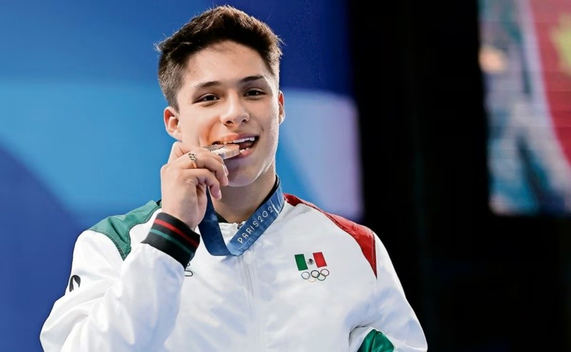 &nbsp;Osmar, quien nació en la Ciudad de México, se convirtió en doble medallista olímpico. AFP