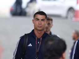 Cristiano Ronaldo lanzó varios gestos obsceno en contra de sus propios compañeros del Al Nassr. ESPECIAL / X: @AlNassrFC_EN