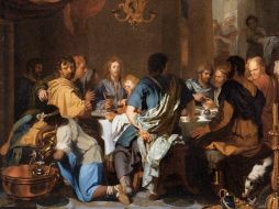 «El que come mi carne y bebe mi sangre, permanece en mí y yo en él.». WIKIPEDIA/«La institución de la Eucaristía», de Gérard de Lairesse