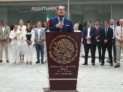 Aldrete Vargas cuestionó la propuesta de elegir jueces y magistrados por voto popular de la Reforma Judicial impulsada por el presidente López Obrador. EL INFORMADOR / H. Figueroa