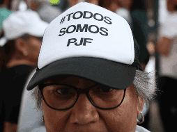 Trabajadores del Consejo de la Judicatura Federal del Poder Judicial de la Federación iniciaron un paro de labores para manifestarse en contra de la reforma de López Obrador. SUN / D. Simón Sánchez