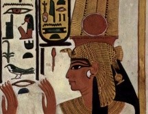 La malaquita verde se usó hasta mediados del imperio antiguo y luego se sustituyó por el kohl negro,. Pixabay / WikiImages